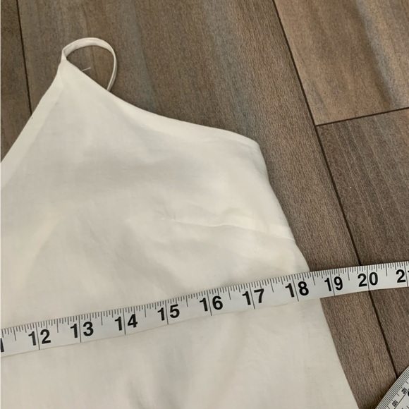 NWT Deluc Stephanie ruffle tiered midi dress 100% cotton white size small - Picture 5 of 7